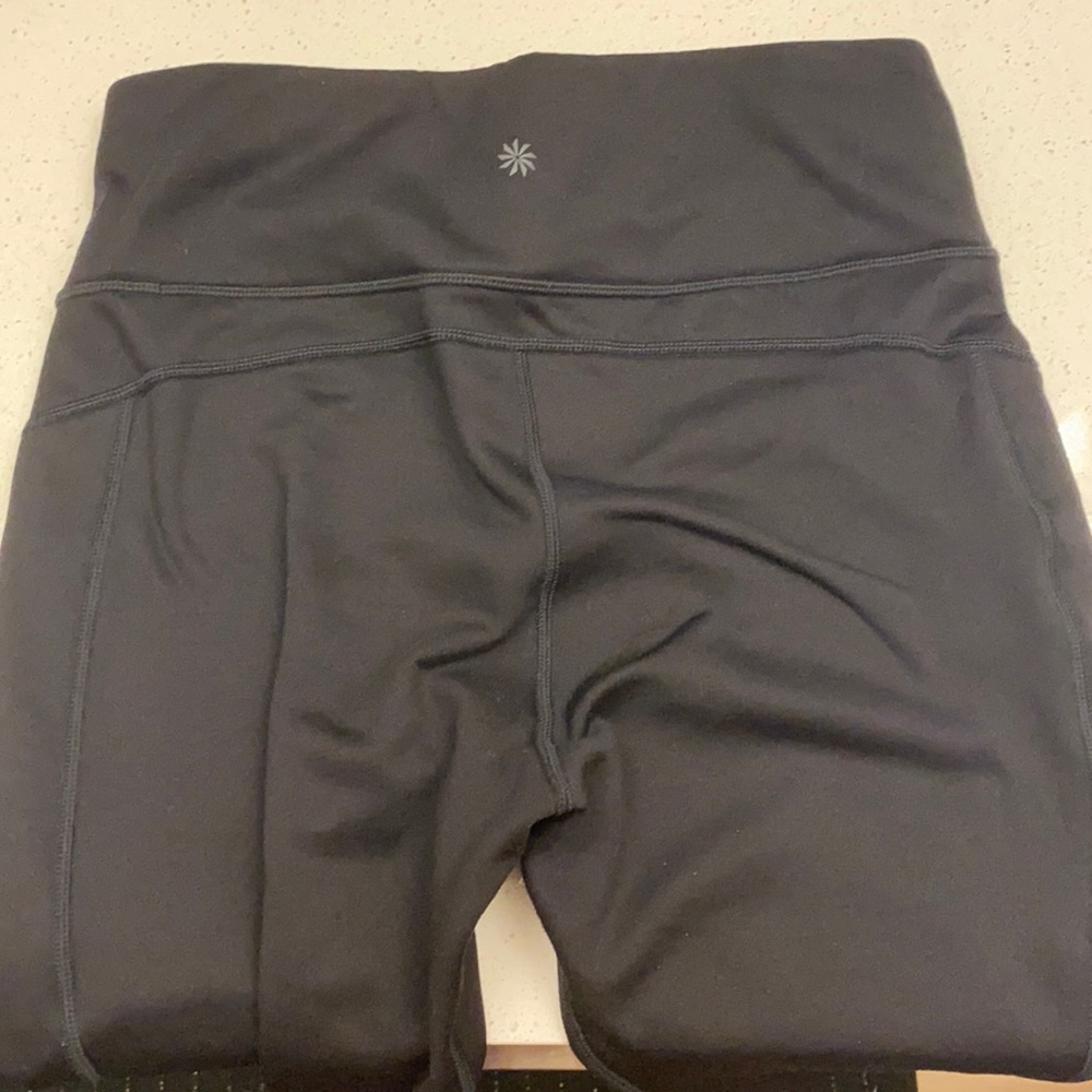 Athleta Black Double lined Leggings